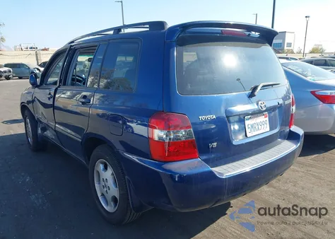 2005 Toyota Highlander Limited V6 from USA, damaged, VIN JTEDP21A650054938